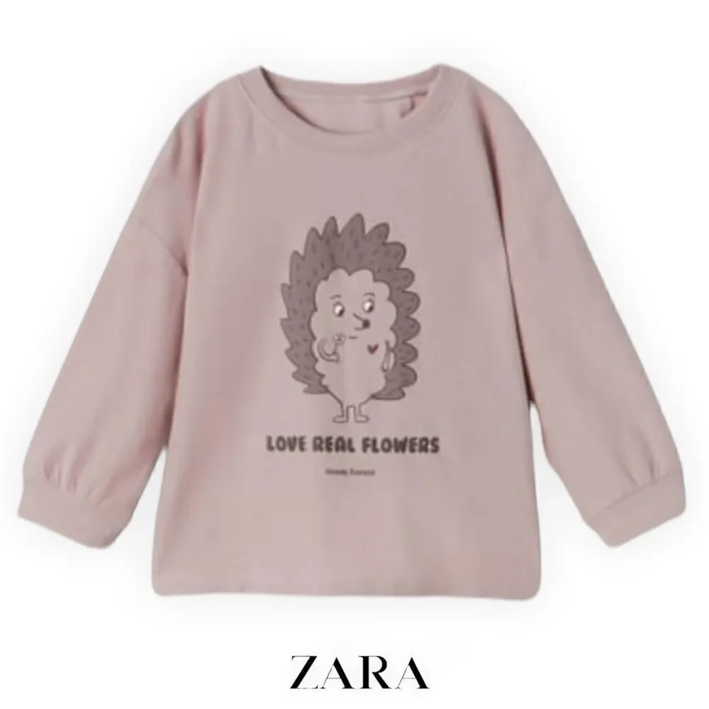 ZARA Kids | Mauve | ANIMALS T-SHIRT